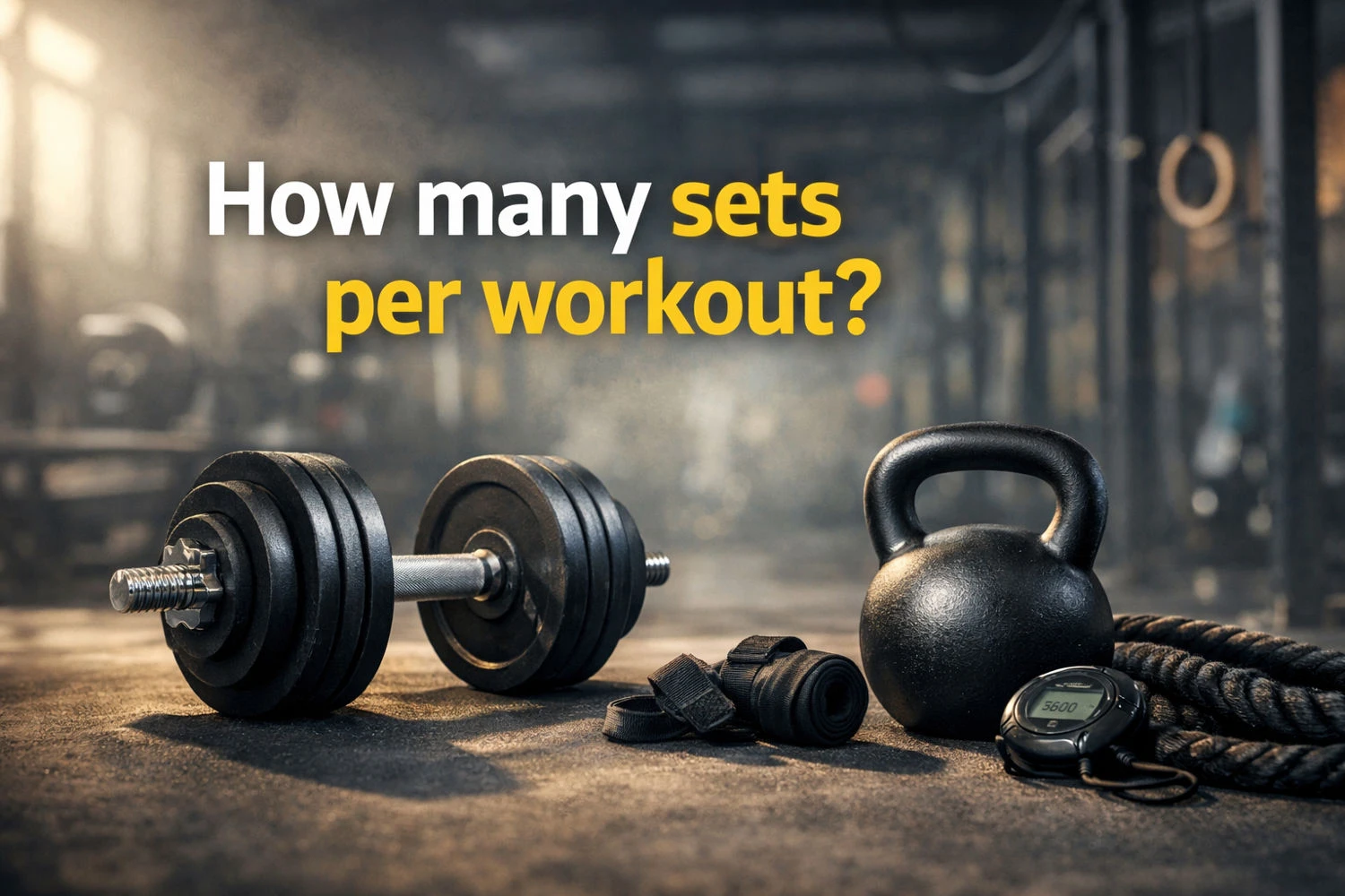 How many sets per workout